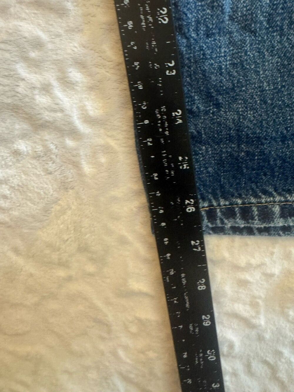 Lucky Legend Mid Rise Boyfriend High Bluff Patchwork Blue Denim Jeans Size 8/29 - Picture 4 of 13